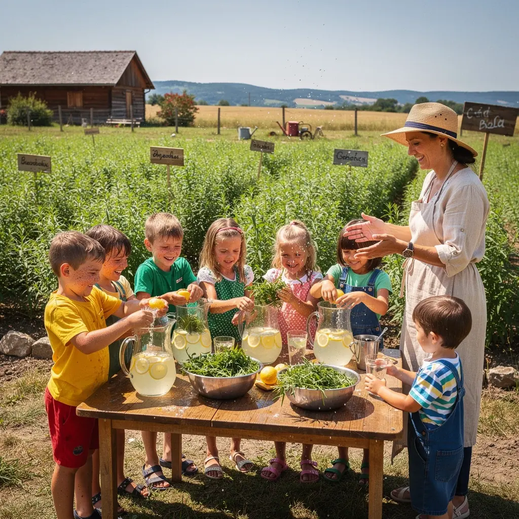 Gyönyörű citromfű ágak, friss zöld levelekkel