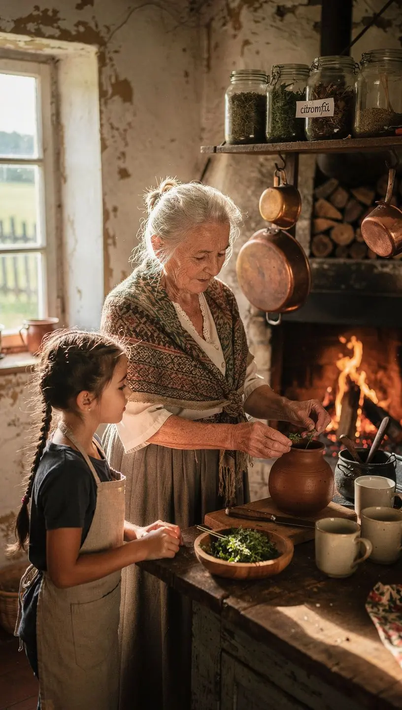 Közelkép a citromfű levelekről, cseppentő vízben.